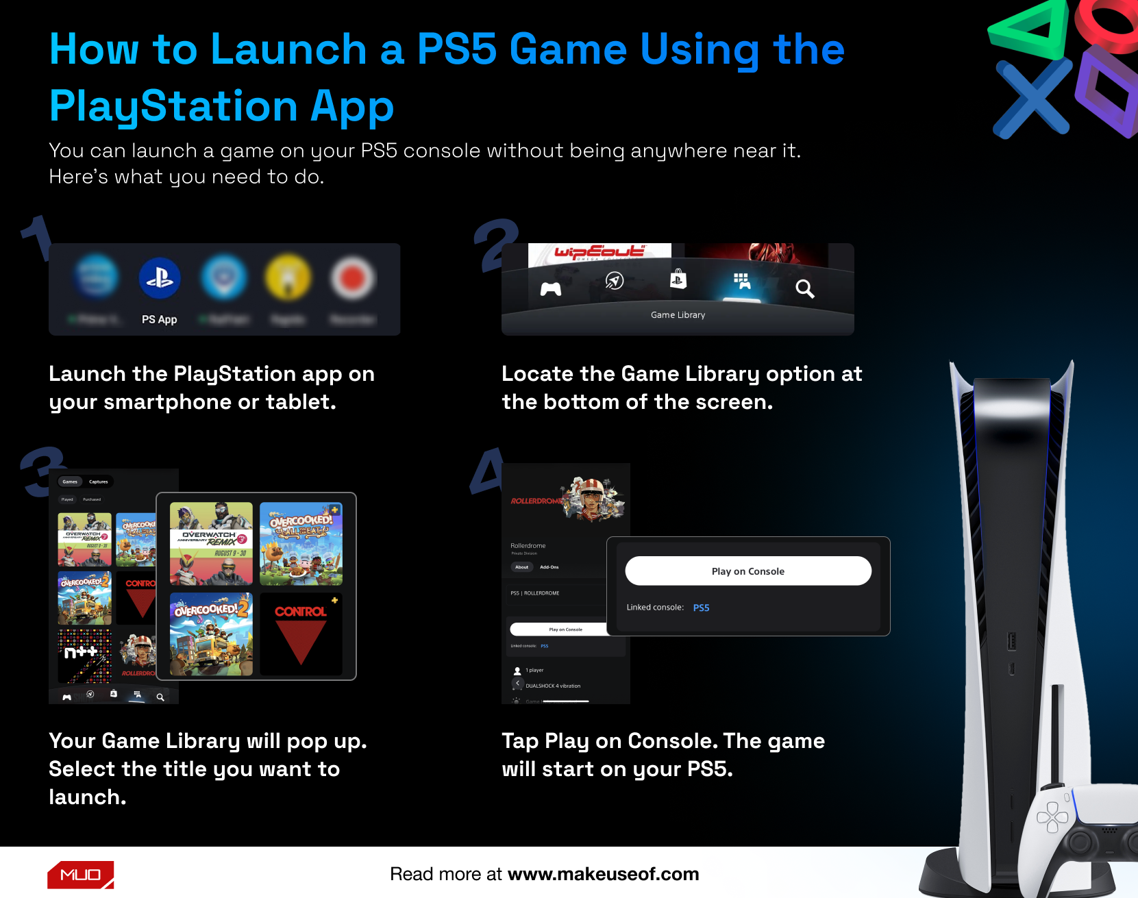 How to Launch a PS5 Game Using the PlayStation App