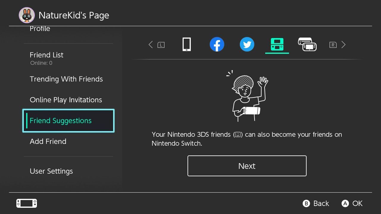 How to link nintendo network id to nintendo account on switch friend suggestions