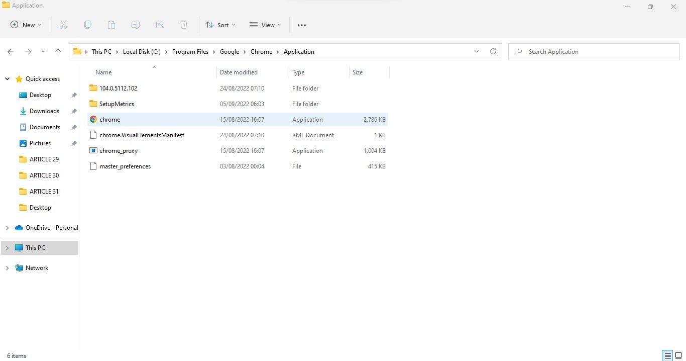 Selecting Chrome’s Executable File by Following the Path by Clicking on the Browse Button in Add an App Window