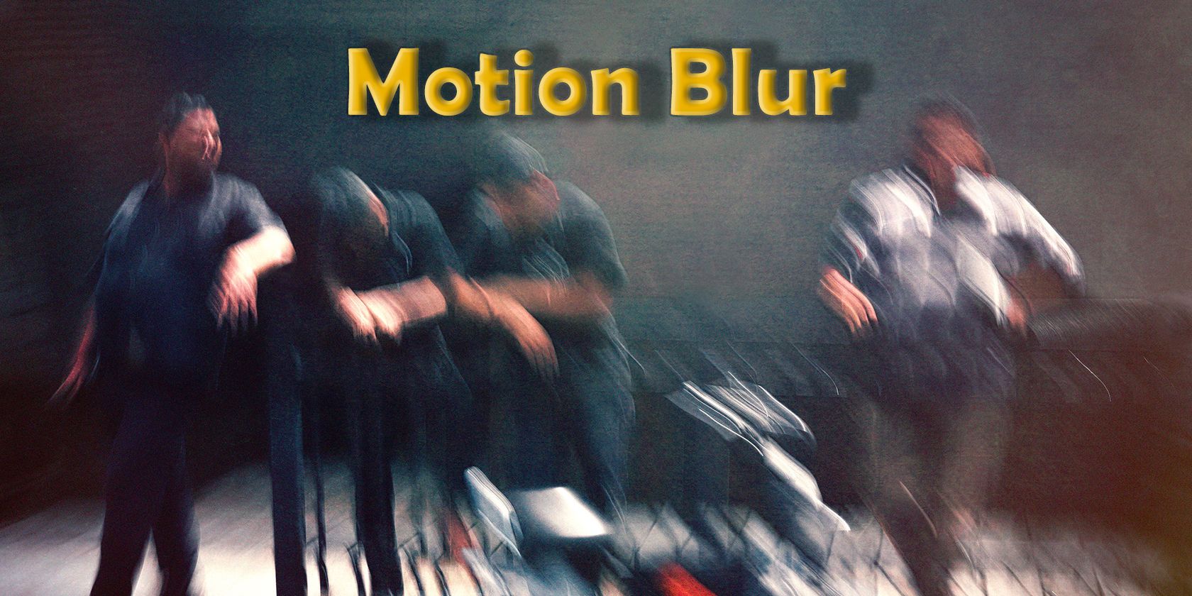 Motion Blur Cover Men Standing Outside Lounge