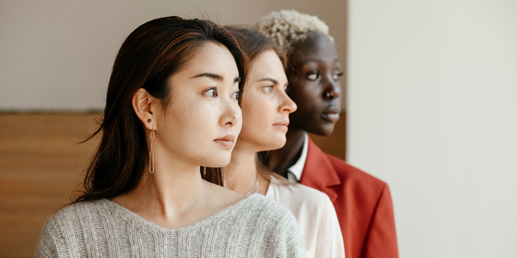 Profile picture showing three women of differing ethnicity