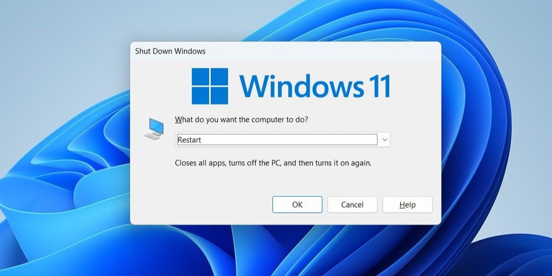 Shut Down Windows Dialog Box