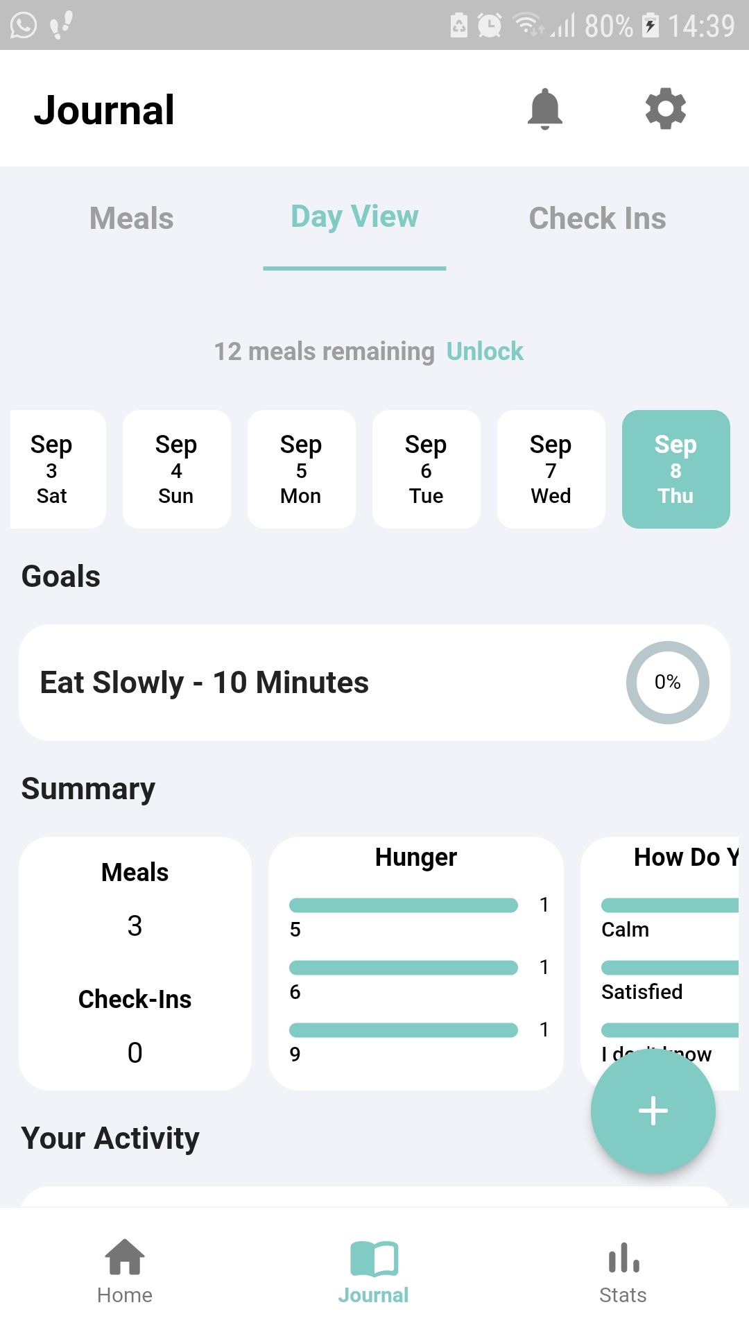 Shutterbite mindful eating mobile app journal