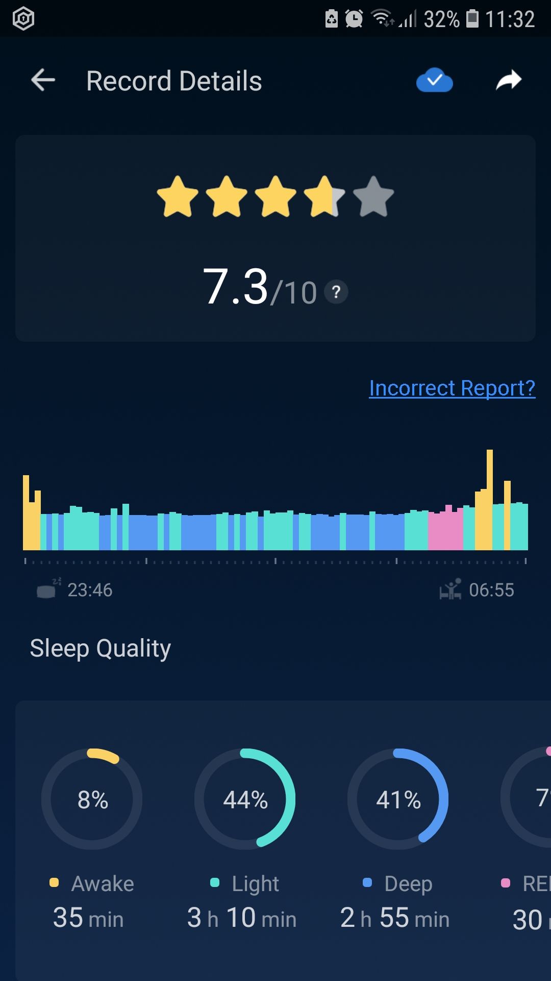 Sleep Monitor sleep tracker mobile app records