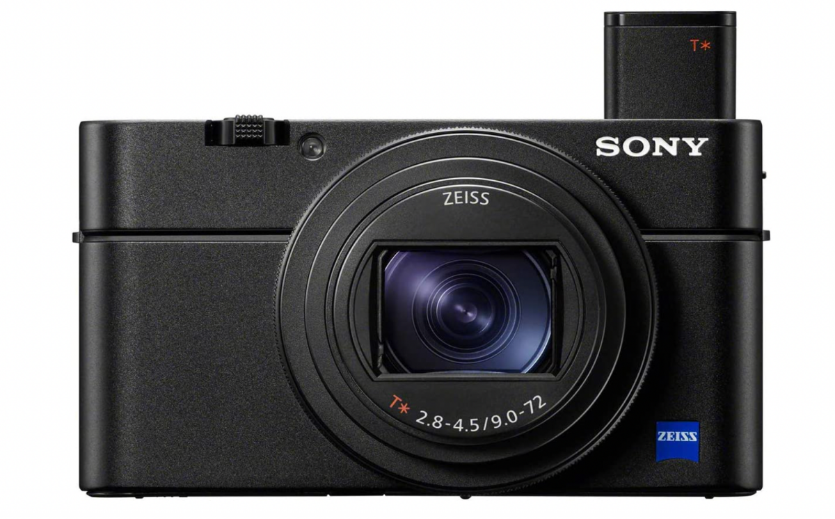 A full shot of a Sony RX100 VII