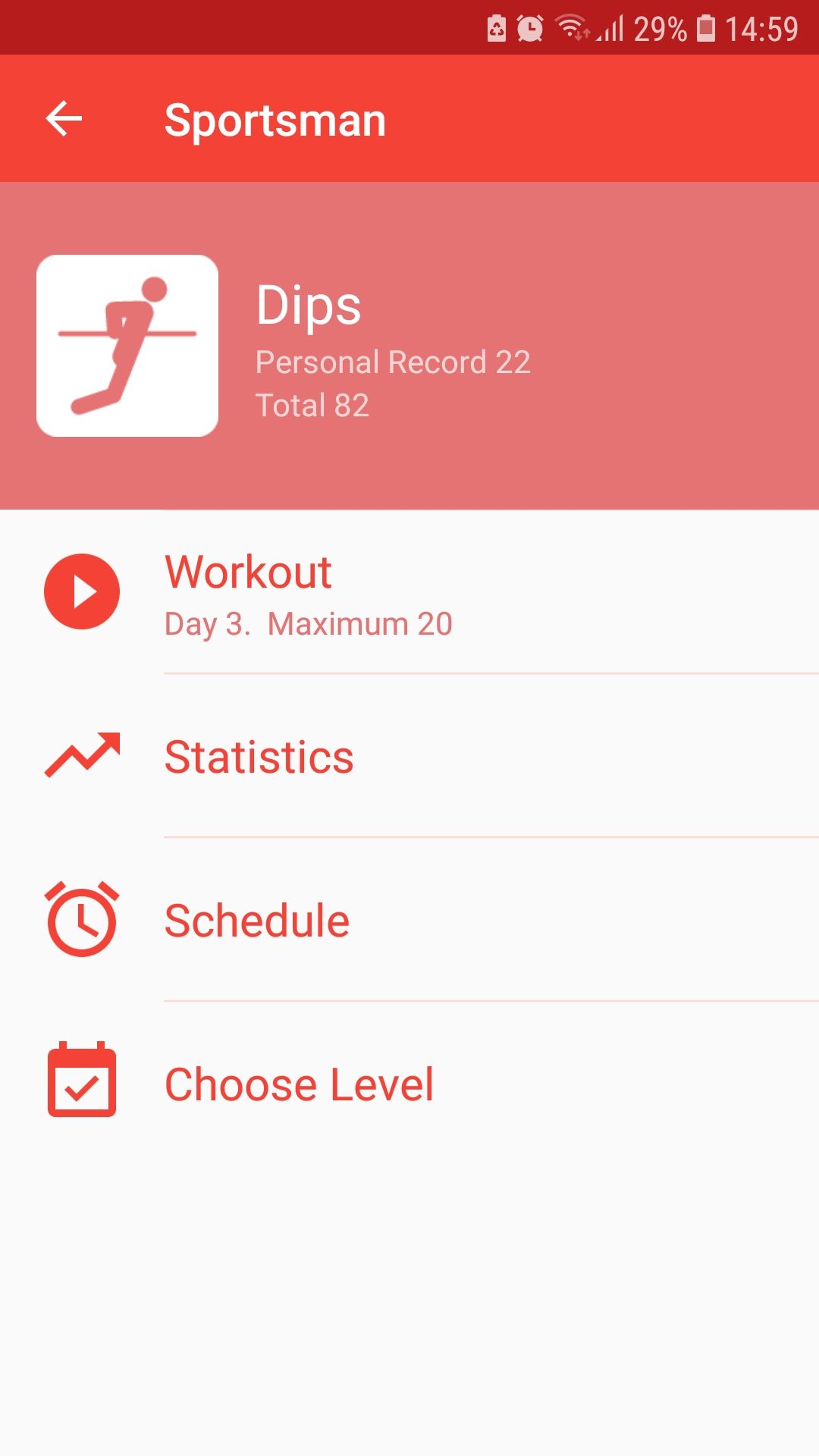 Sportsman Bodyweight Workout at Home app