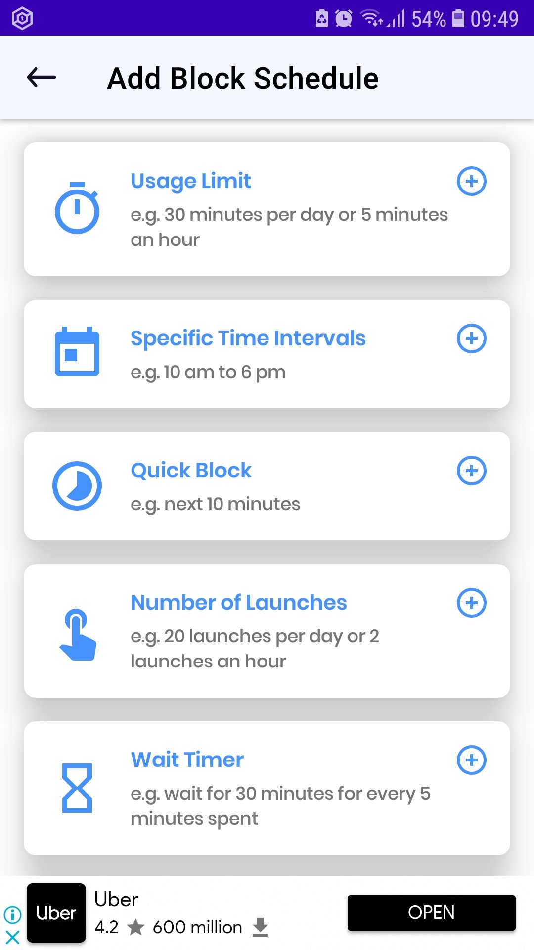 Stay Focused App Website Blocker mobile app block schedule