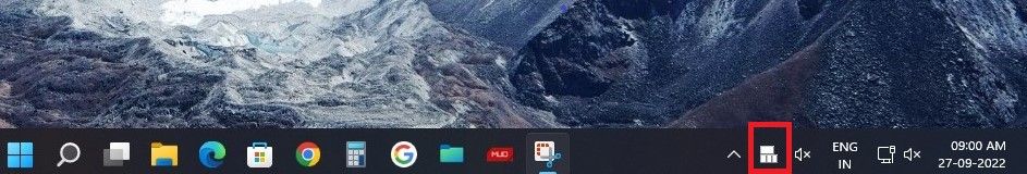 Sticky Keys On With Icon On Taskbar
