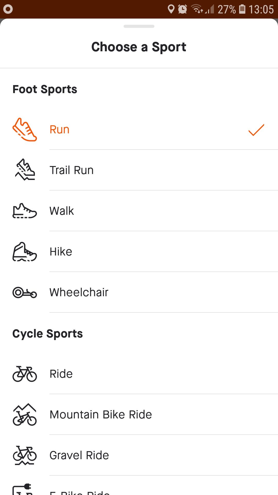 Strava fitness tracking mobile app