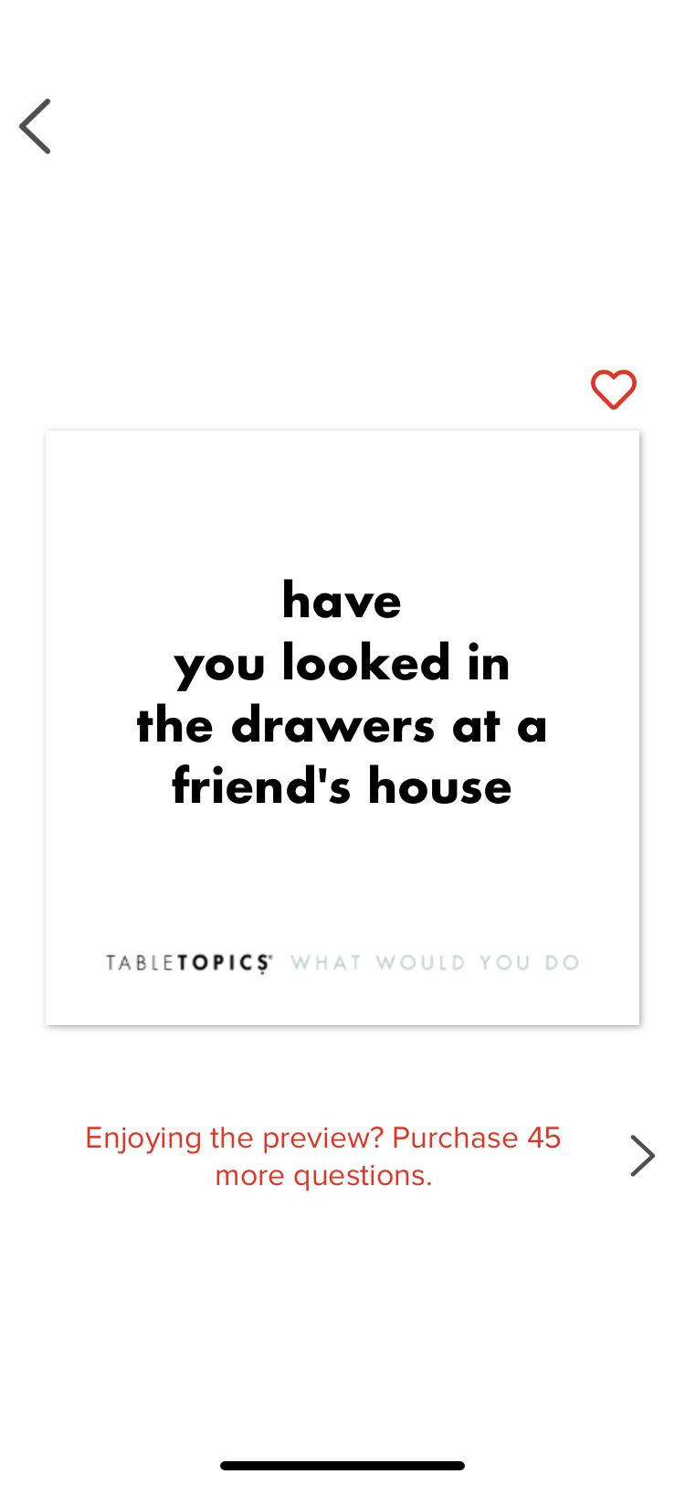 TableTopics The App what would you do questions