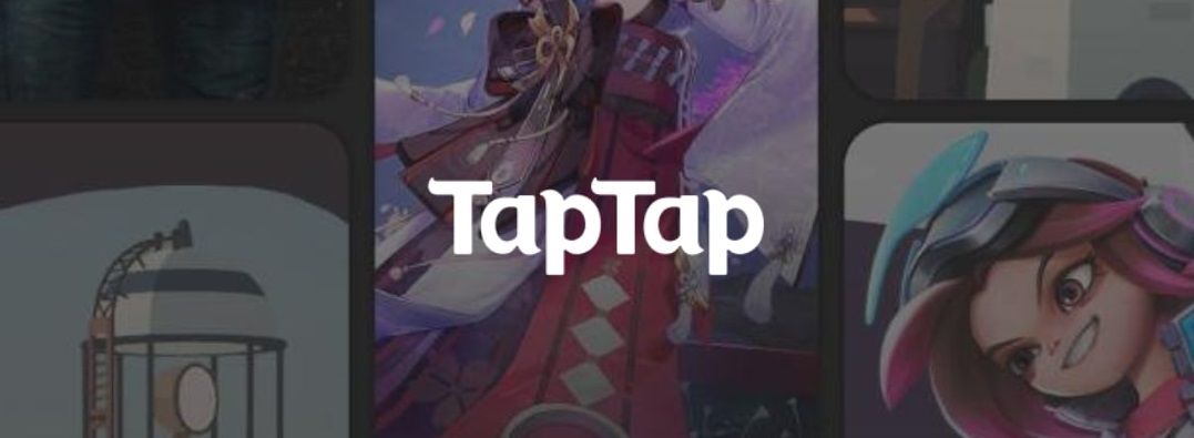 TapTap logo with tiled background