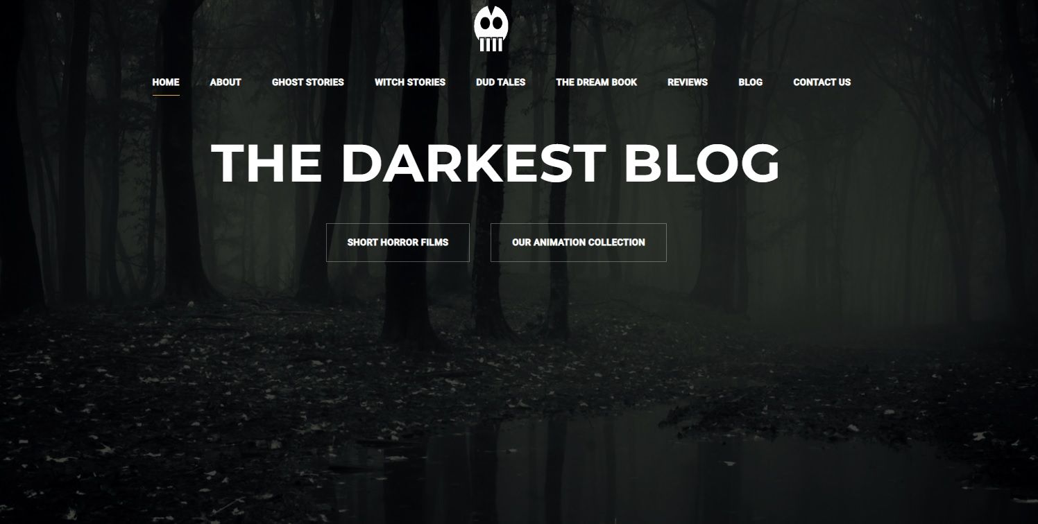 The Darkest Blog homepage