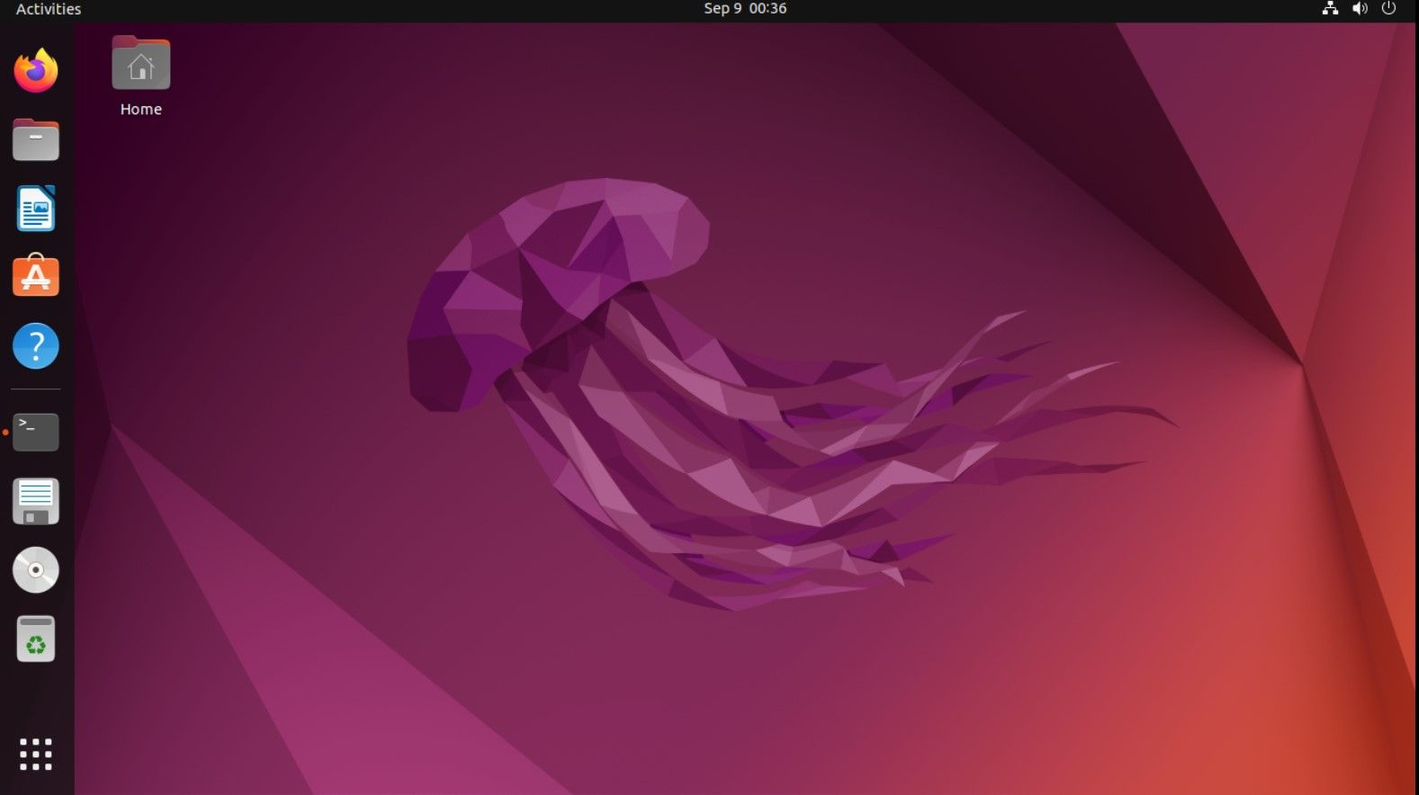 Ubuntu 22.10 Kinetic Kudu Desktop