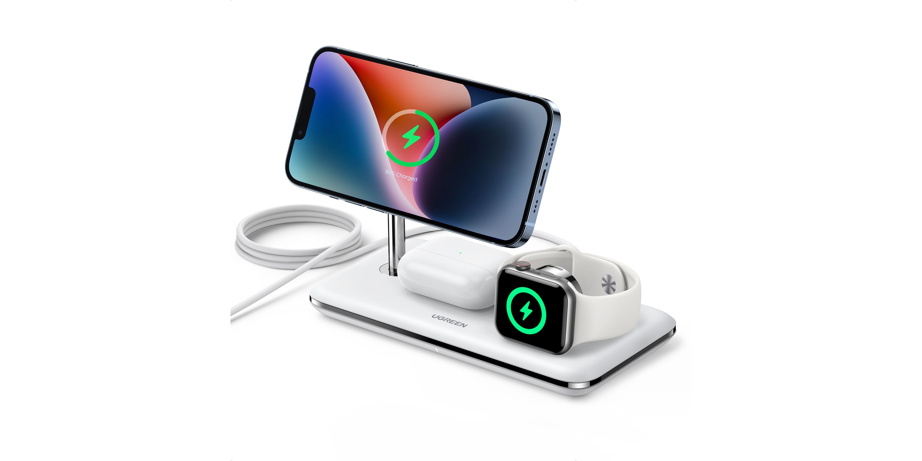 Bộ sạc không dây 3 trong 1 Ugreen-1