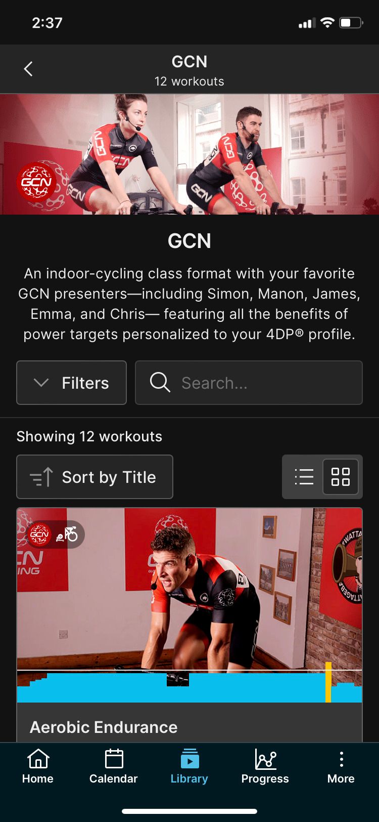 Wahoo SYSTM App GCN Channel