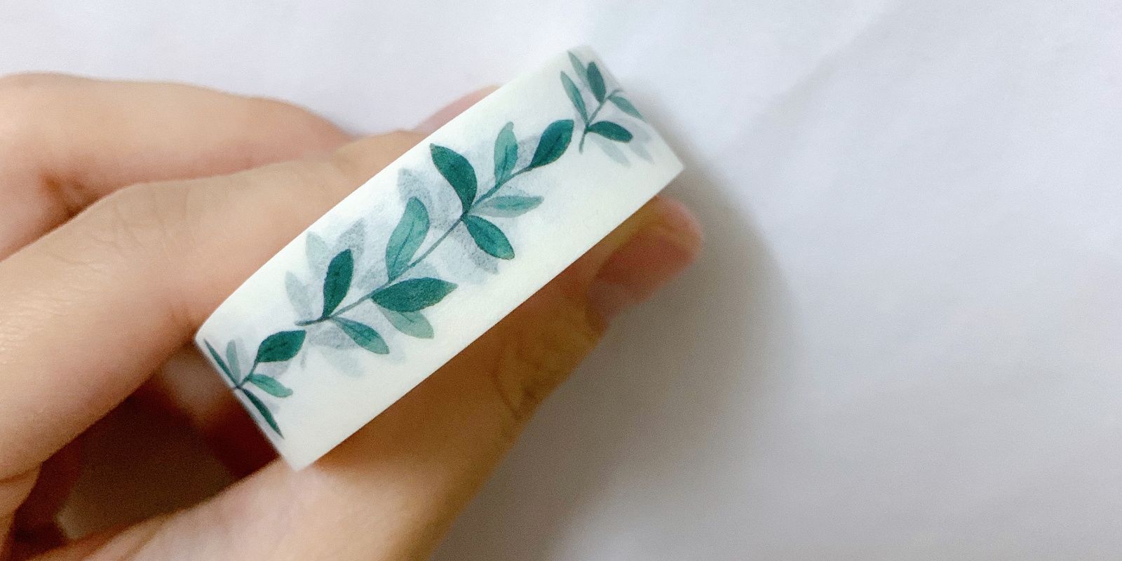 Washi Tape with leaf pattern