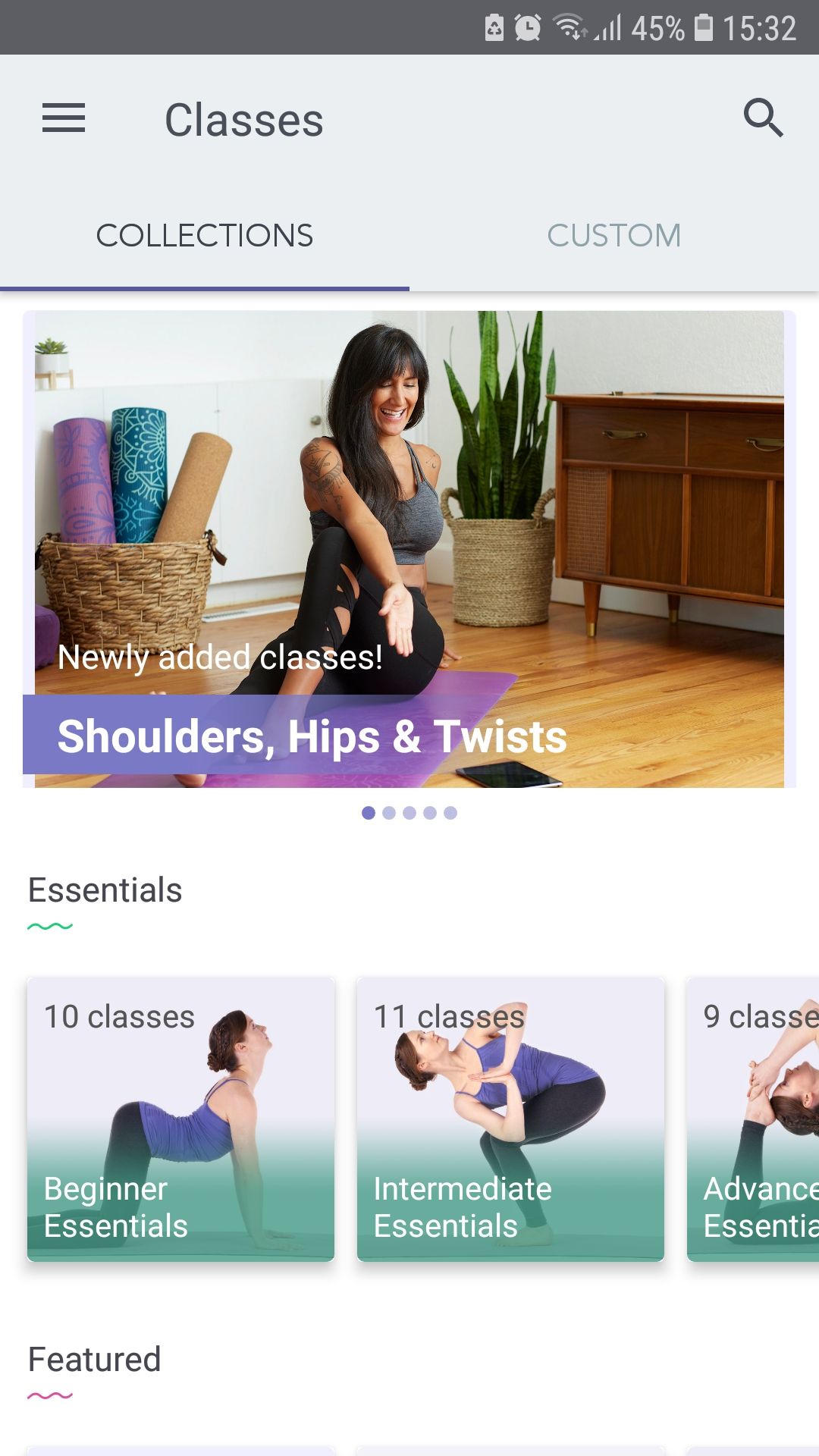 Yoga Studio mobile yoga fitness app classes