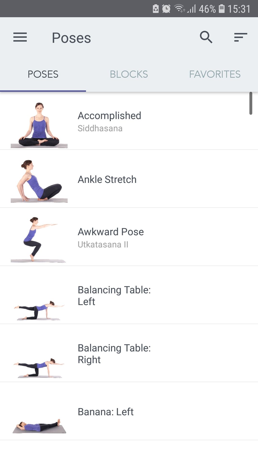 Yoga Studio mobile yoga fitness app poses