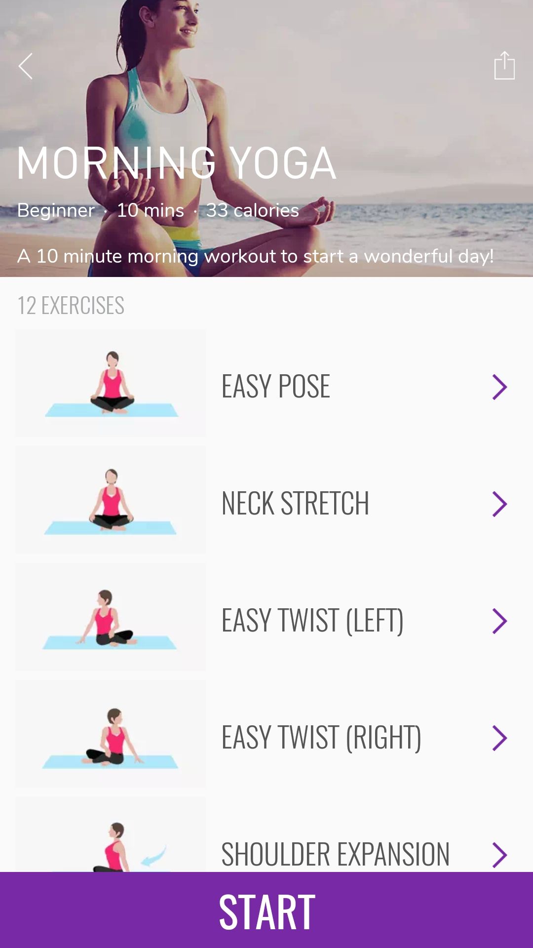 Yoga by 7M mobile yoga fitness app morning workout