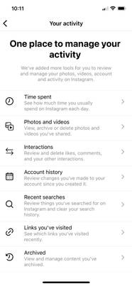 How To Check And Manage Your Activity On Instagram