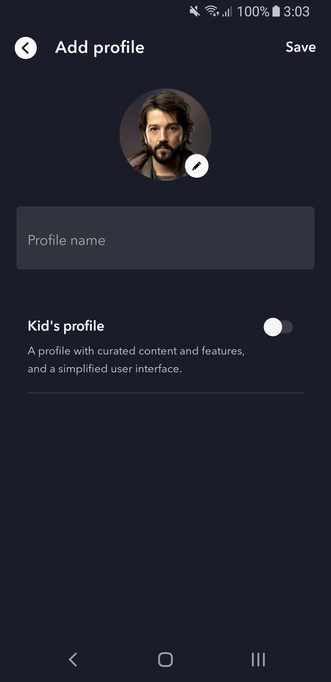 disney+ add profile on mobile