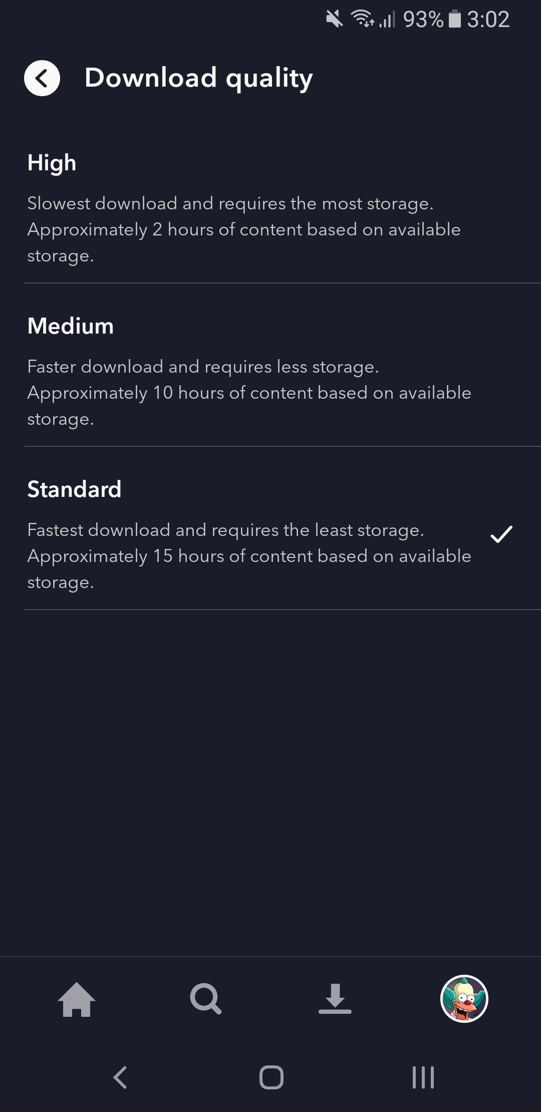 disney+ download quality mobile