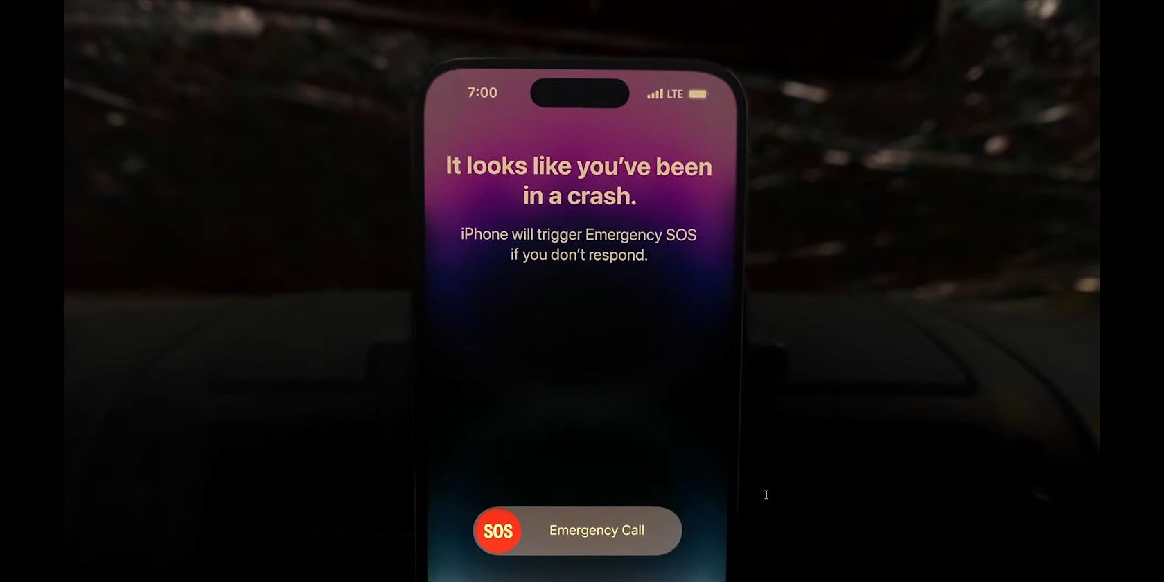 iPhone 14 crash detection