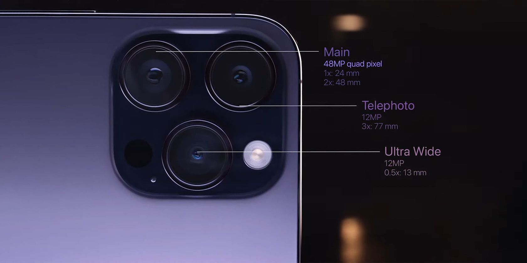 iPhone megapixels cameras