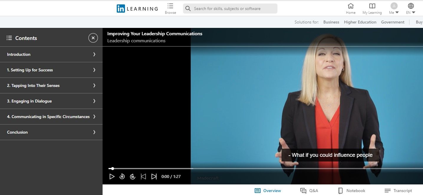 improving your leadership communication linkedin learning course