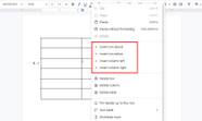 How To Create And Edit Tables In Google Docs