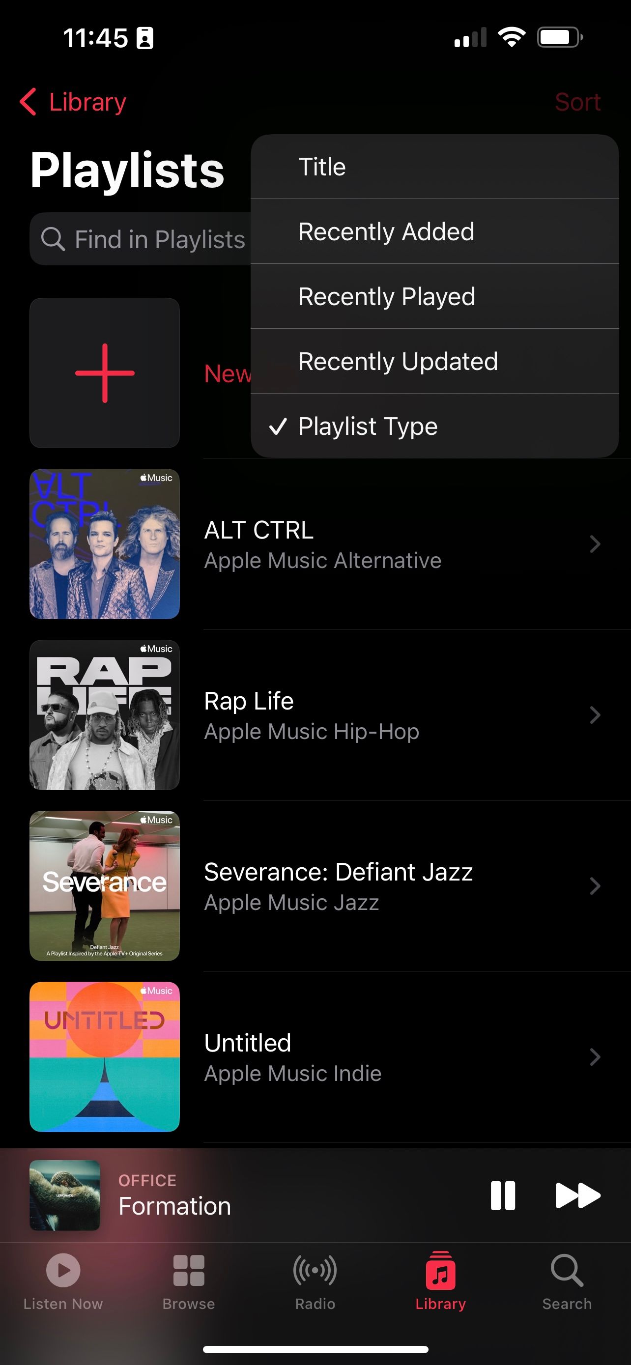 ios music app change order of playlist
