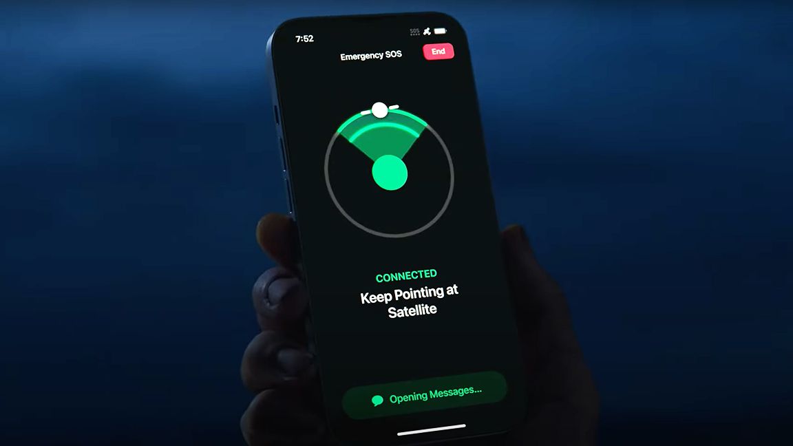 استفاده از SOS ماهواره ای در آیفون 14