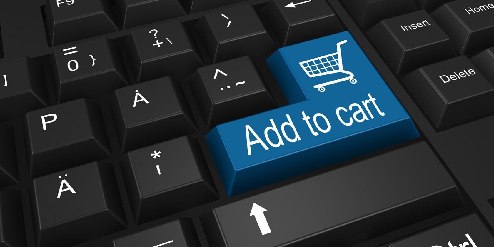 keyboard with add to cart enter key