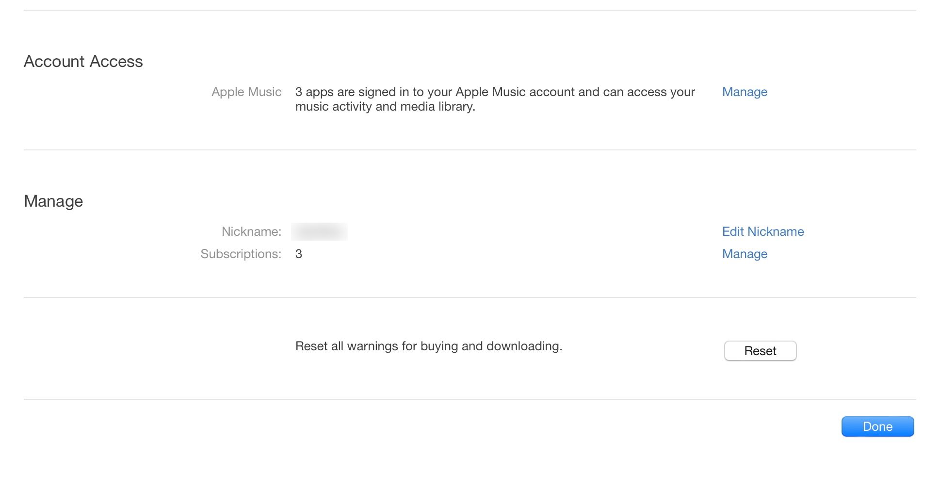 Manage subscriptions via the App Store