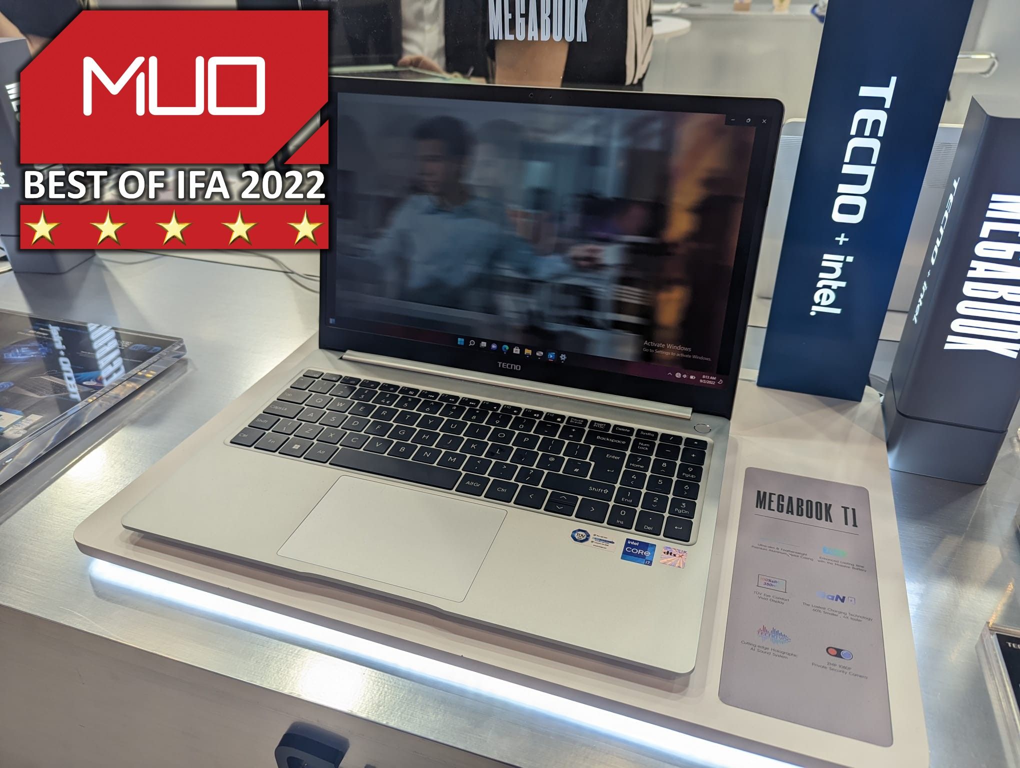 Tecno megabook t1 MUO IFA best budget laptop
