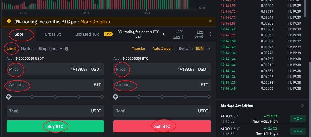 crypto buy limit order