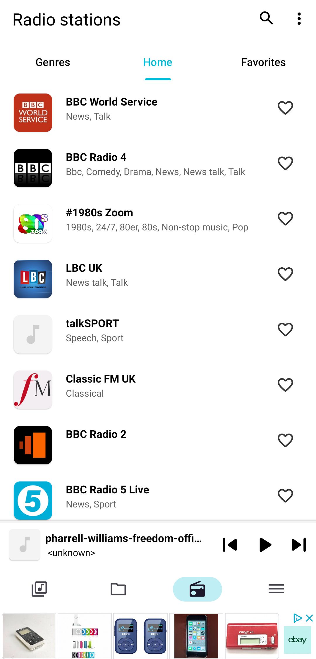 Radio Feature on Pixel Music Player