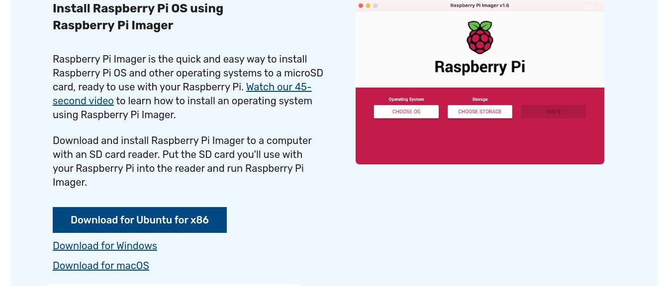 Raspberry Pi OS Download