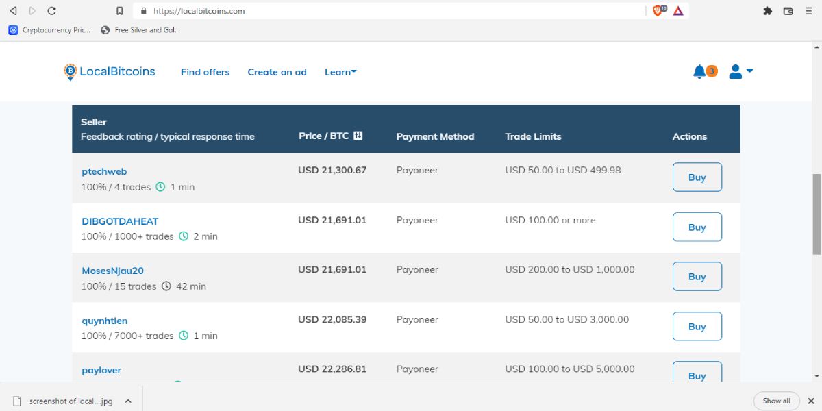 screenshot of localbitcoins listings (1)