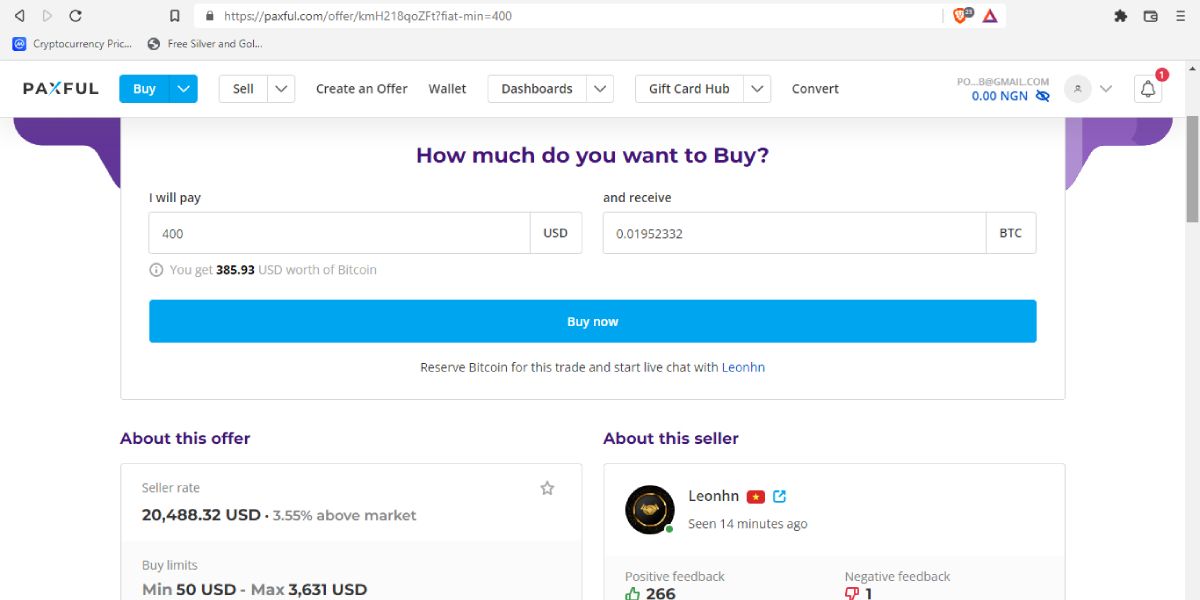 how to use paxful to buy bitcoin
