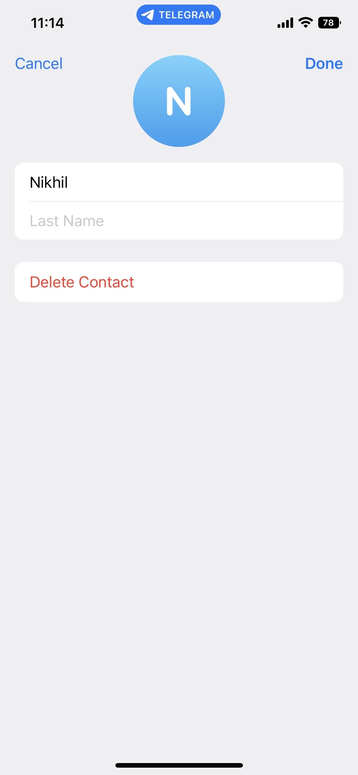 How to Delete Contacts on Telegram