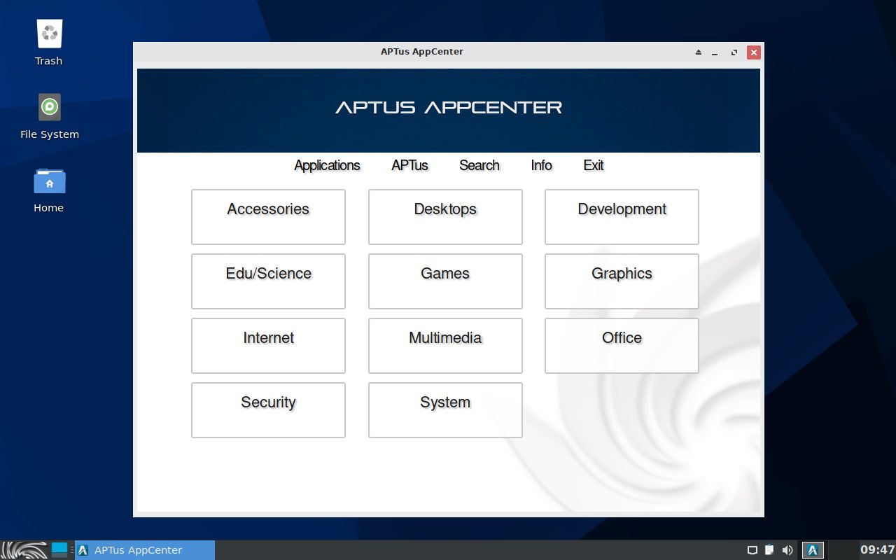 SparkyLinux APTus AppCenter