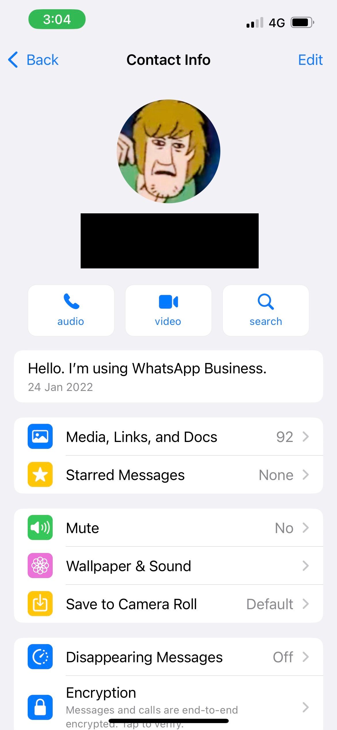 use whatsapp disappearing messages with iphone contact