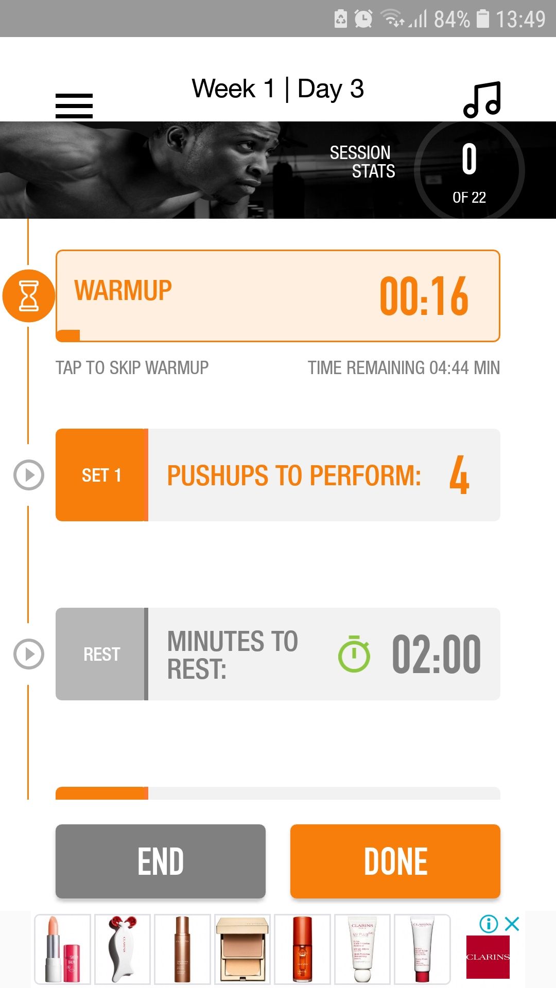 100 Pushups trainer mobile workout app workout