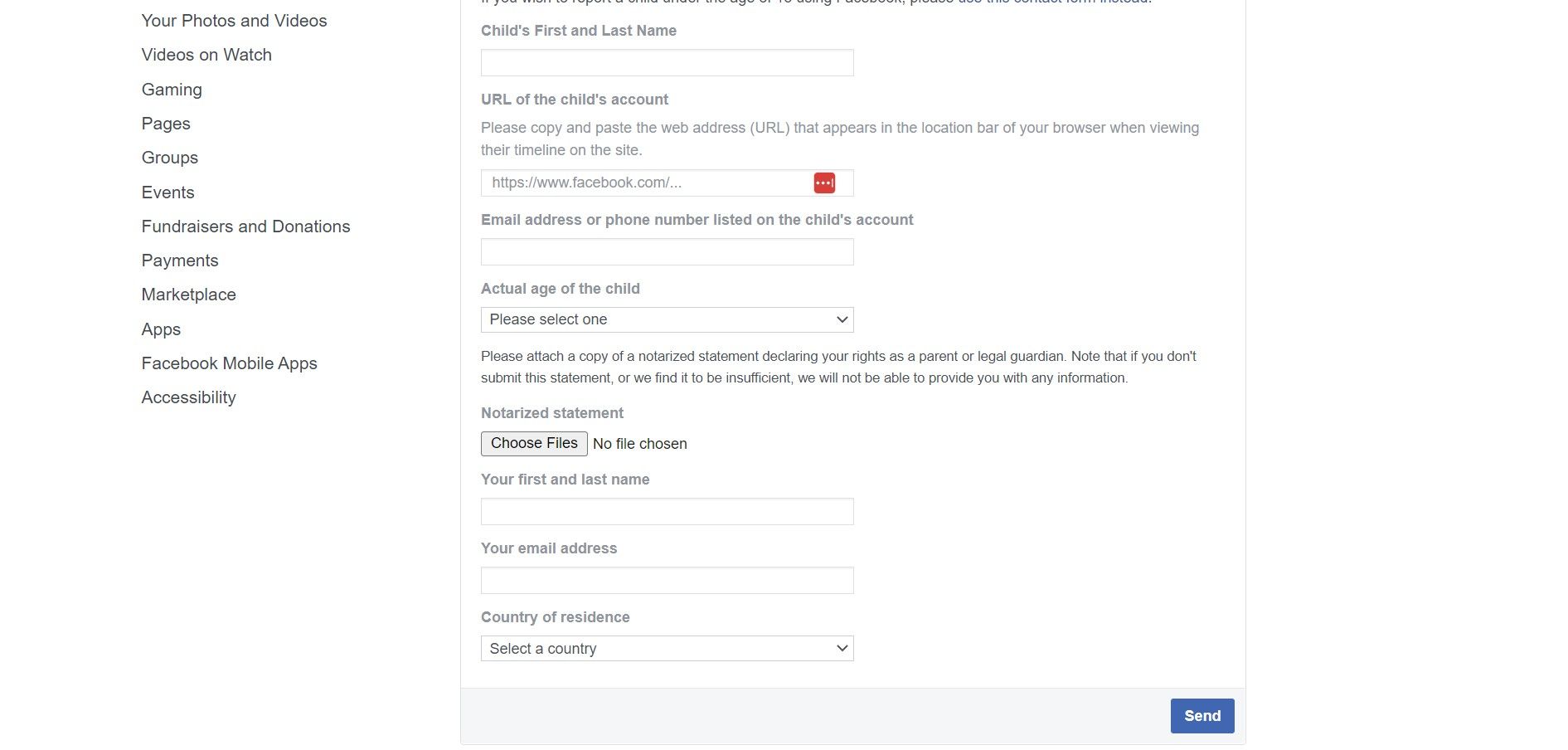 How to Report an Underage Facebook Account