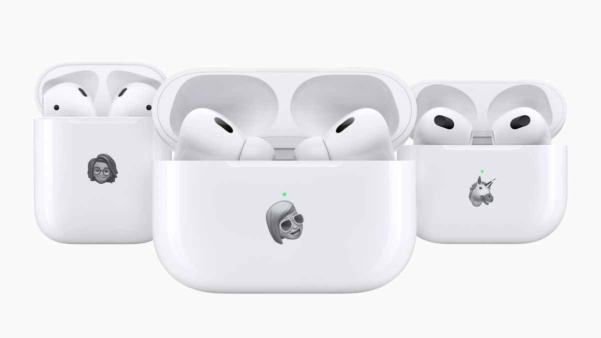 AirPods Pro 2, AirPods 3, and AirPods 2 with Memoji engraving