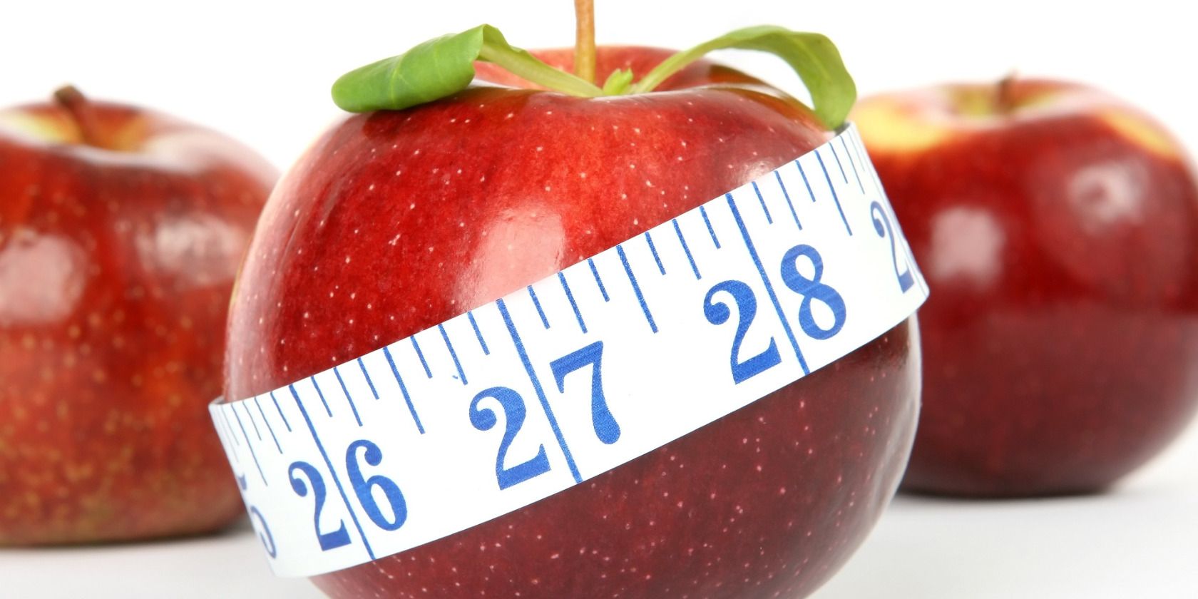 Apples and a tape measure