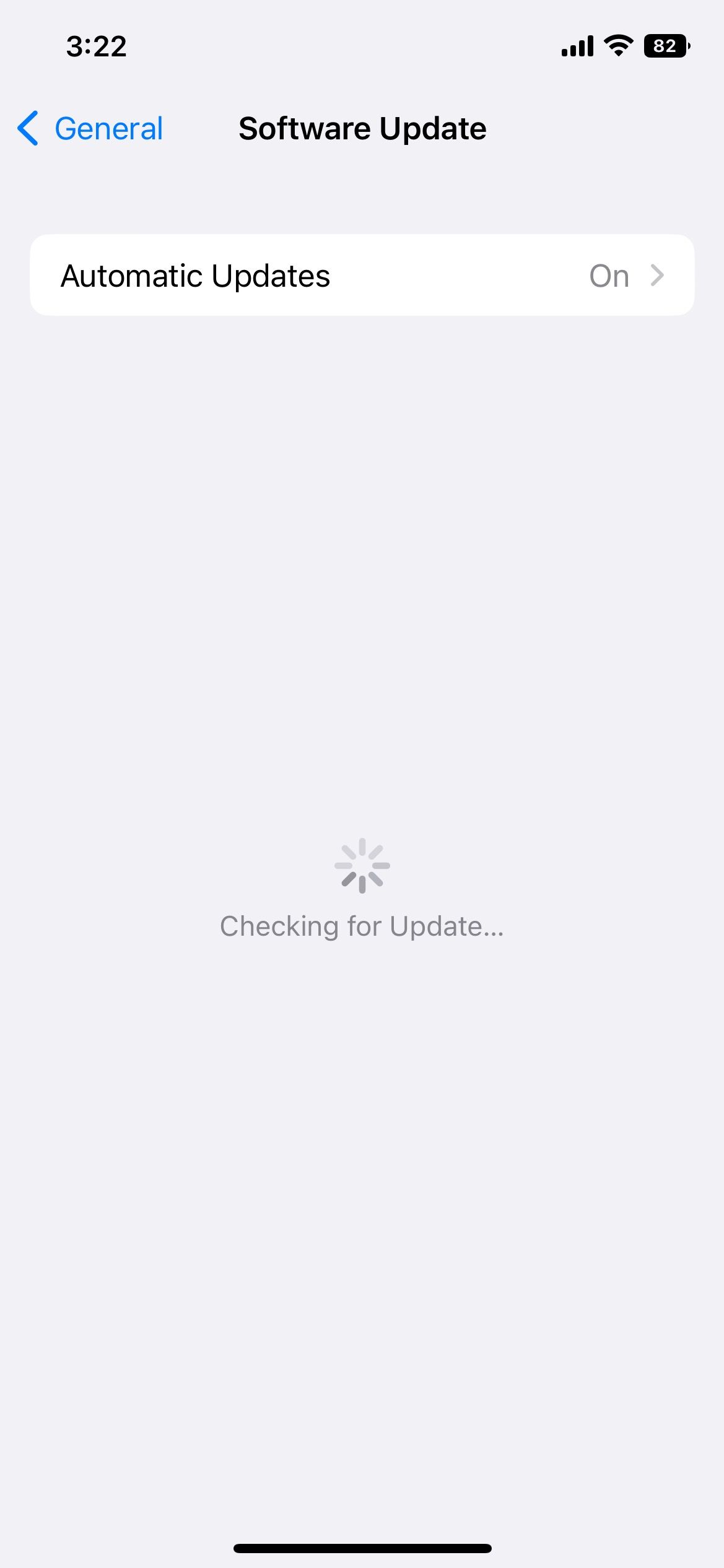 Automatic updates of iPhone