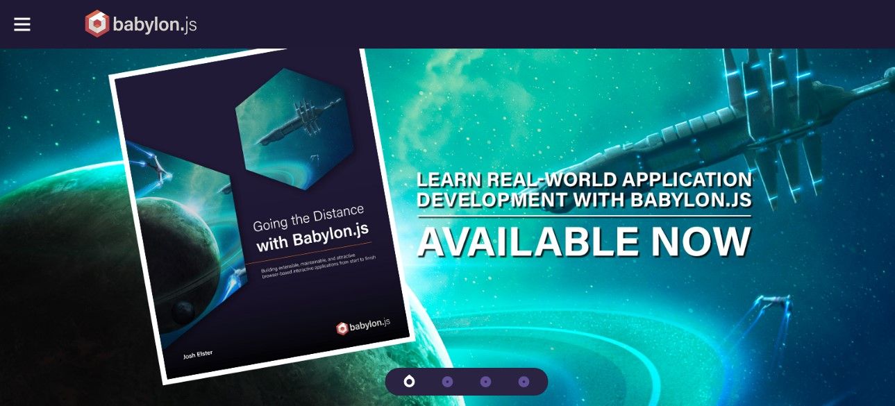 BabylonJS website home page