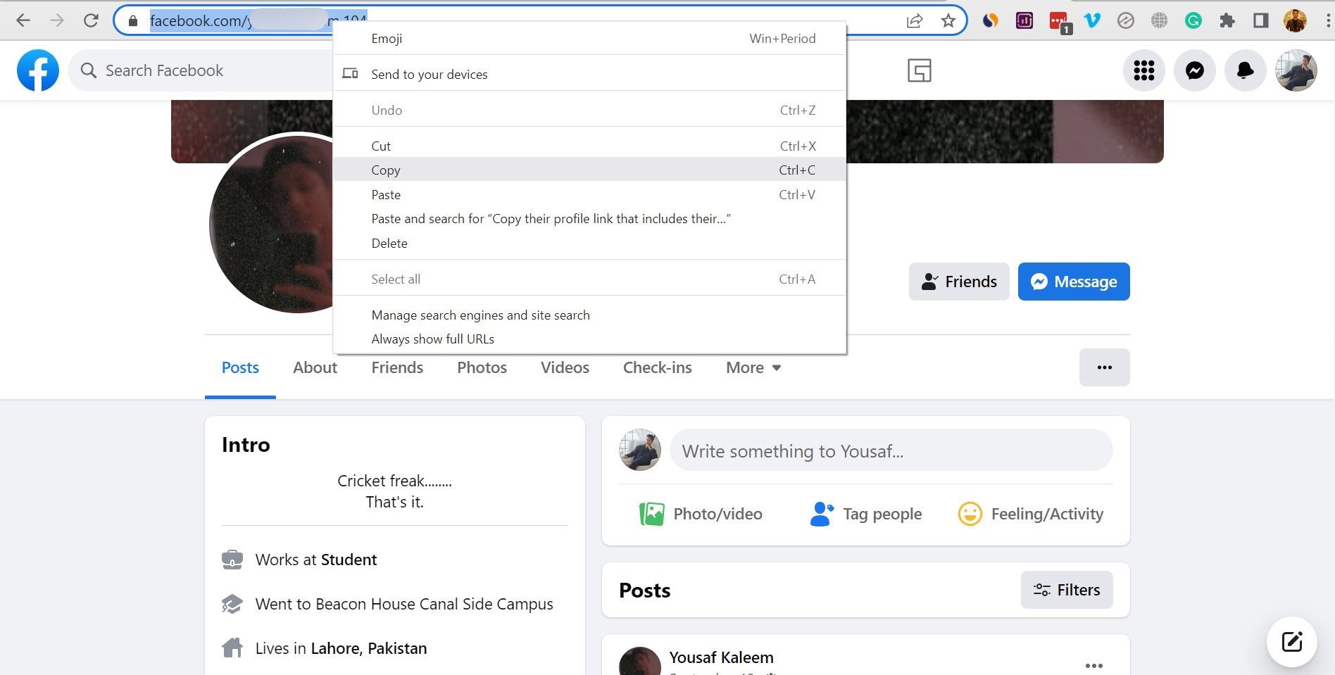 how to add child to facebook profile